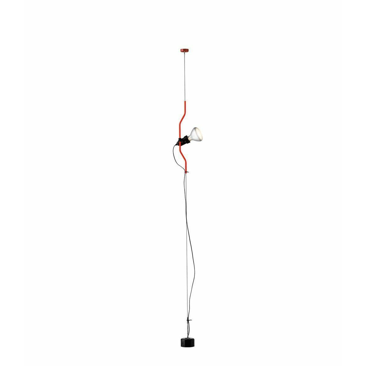 Flos Parentesi Pendant Lamp Without Dimmer, Red