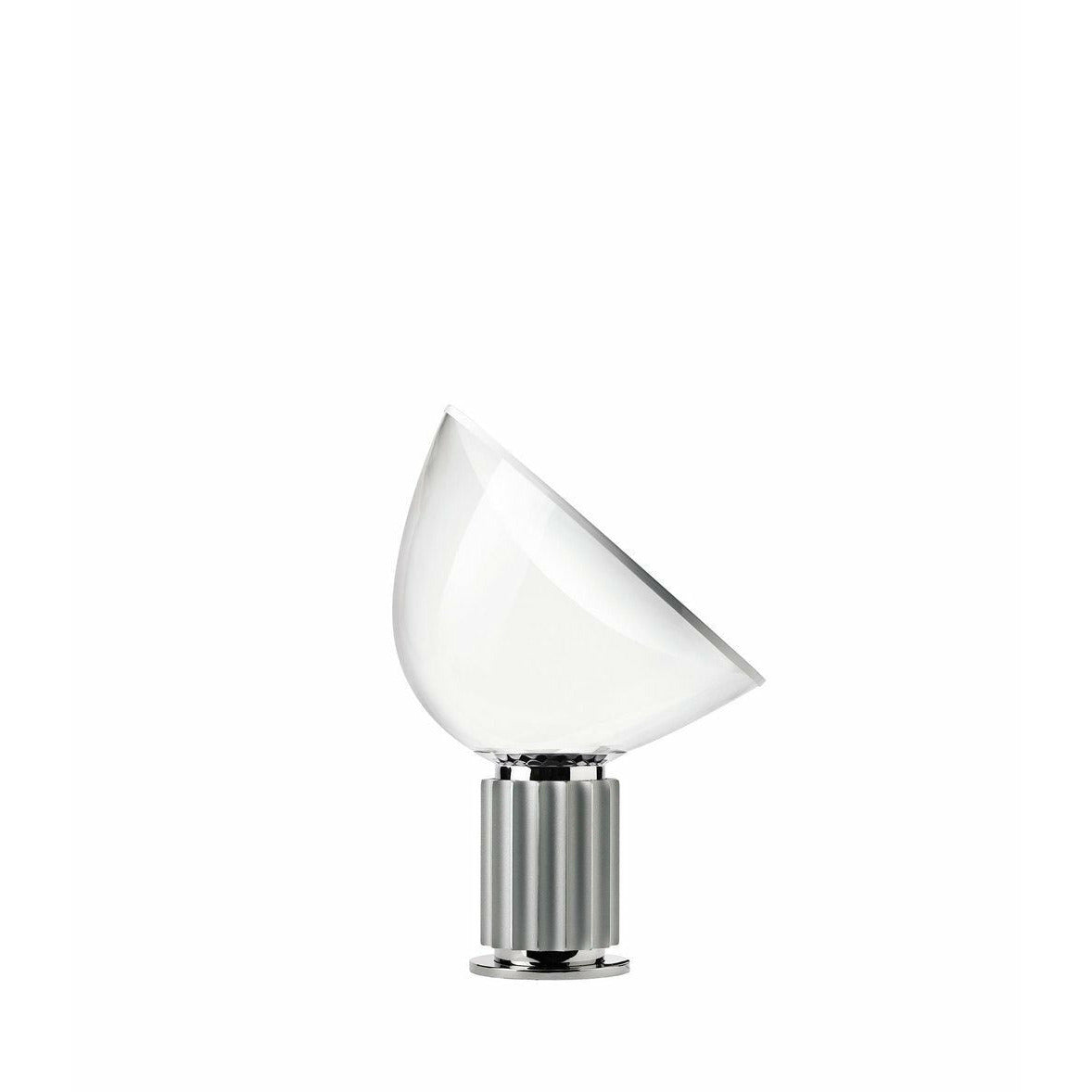 [product_category]-Flos Taccia Table Lamp Glass Shade, Silver-Flos-8059607006672-F6602004-FLO-1