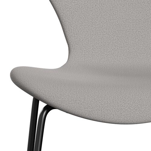 [product_category]-Fritz Hansen 3107 Chair Full Upholstery, Black/Capture Grey-Fritz Hansen-3107FU-CP4001-DRBL-FRI-6