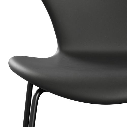 [product_category]-Fritz Hansen 3107 Chair Full Upholstery, Black/Essential Black-Fritz Hansen-3107FU-STBLA-DRBL-FRI-6