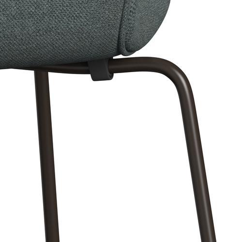 [product_category]-Fritz Hansen 3107 Chair Full Upholstery, Brown Bronze/Sunniva 2 Steel Grey-Fritz Hansen-3107FU-SV1079-DBPC-FRI-7