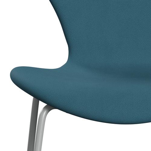 [product_category]-Fritz Hansen 3107 Chair Full Upholstery, Nine Grey/Fame Blue Green-Fritz Hansen-3107FU-F67069-DRNIGR-FRI-6