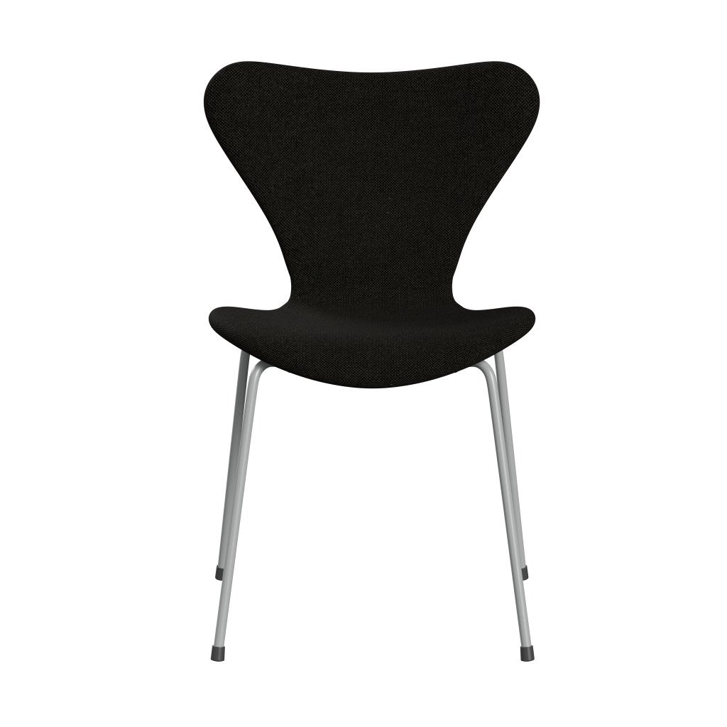 Fritz Hansen 3107 Chair Full Upholstery, Nine Grey/Hallingdal Black/Grey (Hal173)