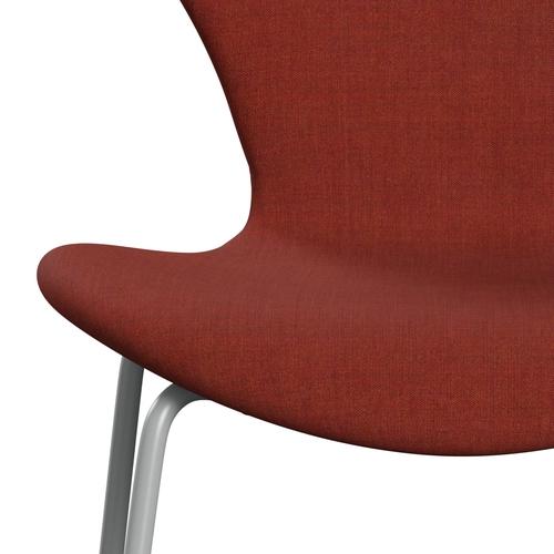 [product_category]-Fritz Hansen 3107 Chair Full Upholstery, Nine Grey/Remix Terracotta-Fritz Hansen-3107FU-REM653-DRNIGR-FRI-6