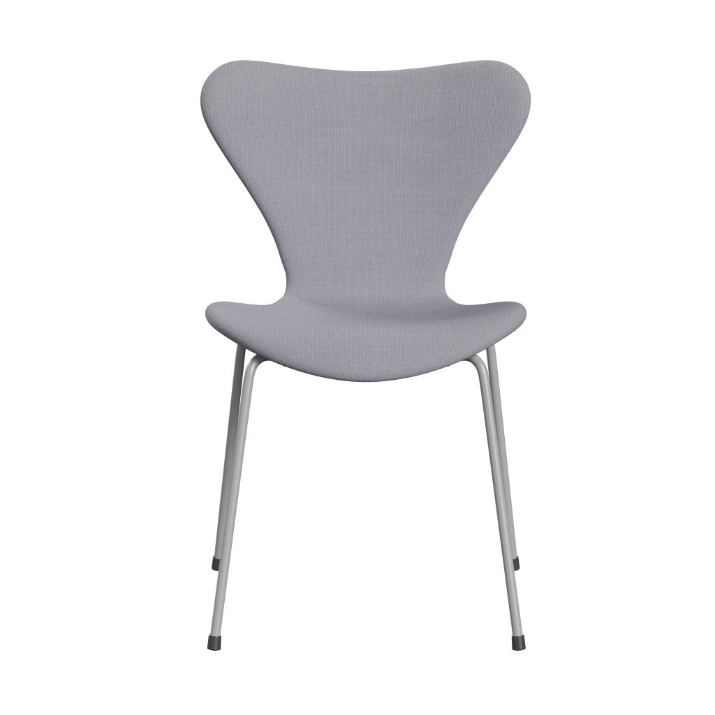 Fritz Hansen 3107 Chair Full Upholstery, Nine Grey/Steelcut Siber Grey Light