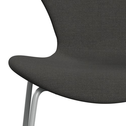 [product_category]-Fritz Hansen 3107 Chair Full Upholstery, Nine Grey/Steelcut Trio Dark Grey-Fritz Hansen-3107FU-STR176-DRNIGR-FRI-6