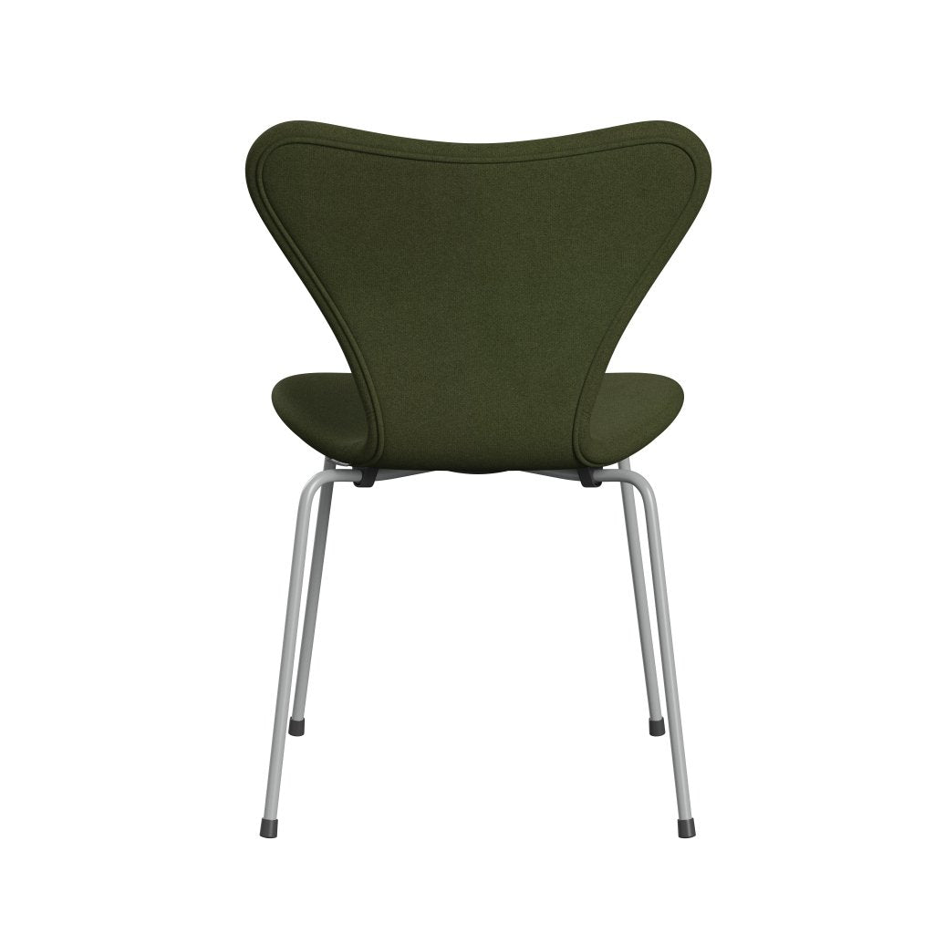 [product_category]-Fritz Hansen 3107 Chair Full Upholstery, Nine Grey/Tonus Military Green-Fritz Hansen-3107FU-TON131-DRNIGR-FRI-4