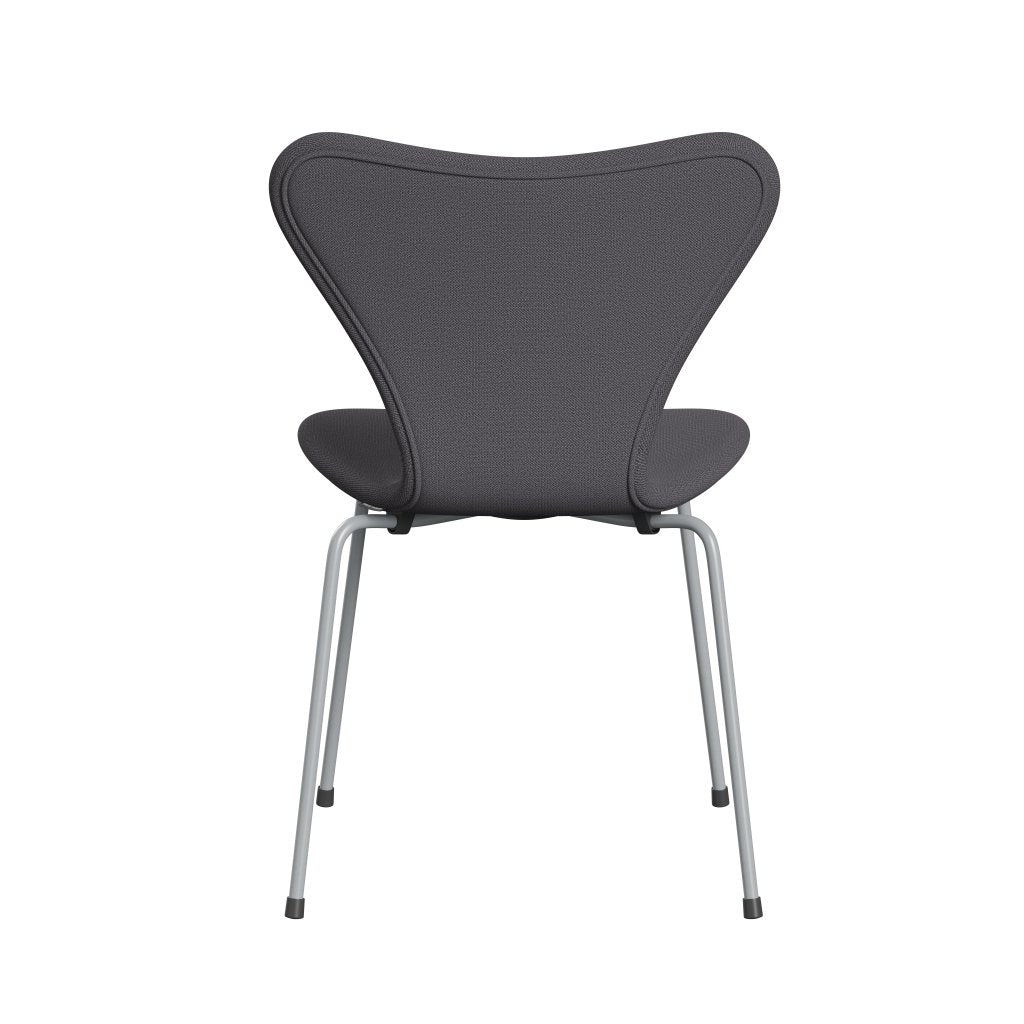 [product_category]-Fritz Hansen 3107 Chair Full Upholstery, Silver Grey/Capture Dark Grey-Fritz Hansen-3107FU-CP4601-SIGREY-FRI-4