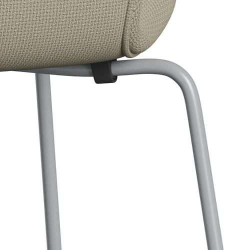 [product_category]-Fritz Hansen 3107 Chair Full Upholstery, Silver Grey/Diablo Sand-Fritz Hansen-3107FU-DIA103-SIGREY-FRI-7