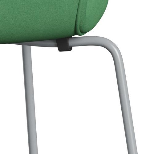 [product_category]-Fritz Hansen 3107 Chair Full Upholstery, Silver Grey/Divina Green-Fritz Hansen-3107FU-DIV966-SIGREY-FRI-7