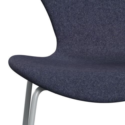 [product_category]-Fritz Hansen 3107 Chair Full Upholstery, Silver Grey/Divina Md Cool Grey-Fritz Hansen-3107FU-DMD743-SIGREY-FRI-6