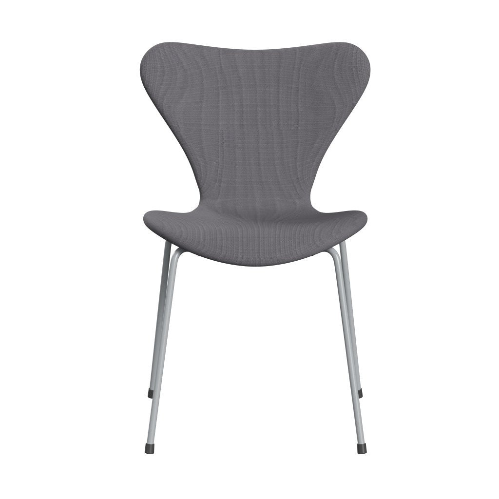 Fritz Hansen 3107 Chair Full Upholstery, Silver Grey/Fame Grey (F60078)