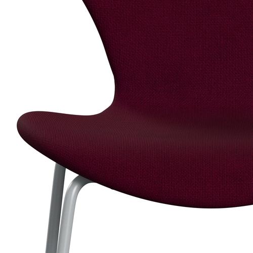 [product_category]-Fritz Hansen 3107 Chair Full Upholstery, Silver Grey/Hallingdal Pink Dark-Fritz Hansen-3107FU-HAL563-SIGREY-FRI-6