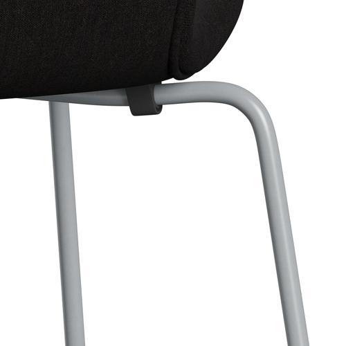 [product_category]-Fritz Hansen 3107 Chair Full Upholstery, Silver Grey/Remix Dark Brown (Rem393)-Fritz Hansen-3107FU-REM393-SIGREY-FRI-7