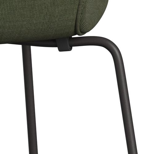 [product_category]-Fritz Hansen 3107 Chair Full Upholstery, Warm Graphite/Canvas Moss Green-Fritz Hansen-3107FU-CA0926-WARGRA-FRI-7