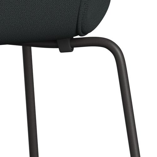 [product_category]-Fritz Hansen 3107 Chair Full Upholstery, Warm Graphite/Capture Dark Deep Green-Fritz Hansen-3107FU-CP7101-WARGRA-FRI-7