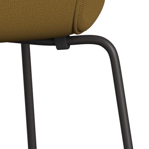 [product_category]-Fritz Hansen 3107 Chair Full Upholstery, Warm Graphite/Capture Mustard Dark-Fritz Hansen-3107FU-CP6401-WARGRA-FRI-7