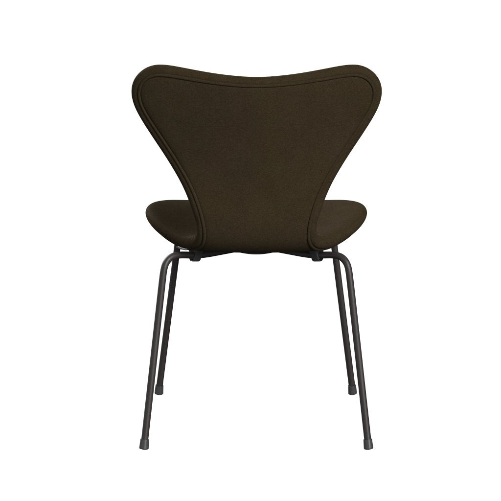 [product_category]-Fritz Hansen 3107 Chair Full Upholstery, Warm Graphite/Divina Brown (Div984)-Fritz Hansen-3107FU-DIV984-WARGRA-FRI-4