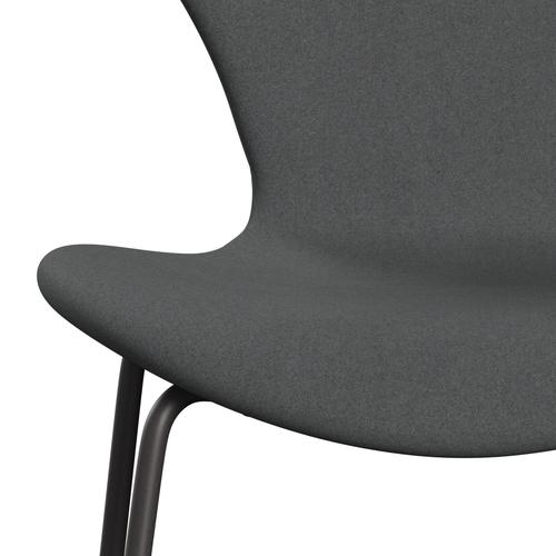 [product_category]-Fritz Hansen 3107 Chair Full Upholstery, Warm Graphite/Divina Dark Grey-Fritz Hansen-3107FU-DIV173-WARGRA-FRI-6