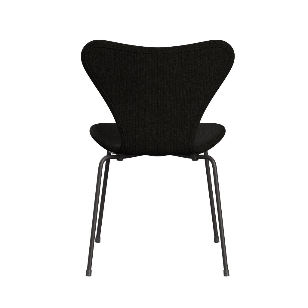 [product_category]-Fritz Hansen 3107 Chair Full Upholstery, Warm Graphite/Hallingdal Brown/Dark Grey-Fritz Hansen-3107FU-HAL376-WARGRA-FRI-4