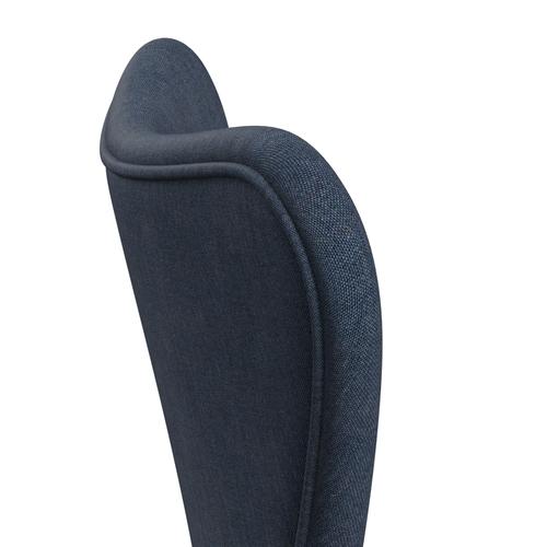 [product_category]-Fritz Hansen 3107 Chair Full Upholstery, Warm Graphite/Remix Dark Blue (Rem836)-Fritz Hansen-3107FU-REM836-WARGRA-FRI-5