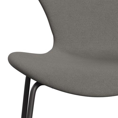 [product_category]-Fritz Hansen 3107 Chair Full Upholstery, Warm Graphite/Steelcut Medium Grey-Fritz Hansen-3107FU-STI155-WARGRA-FRI-6