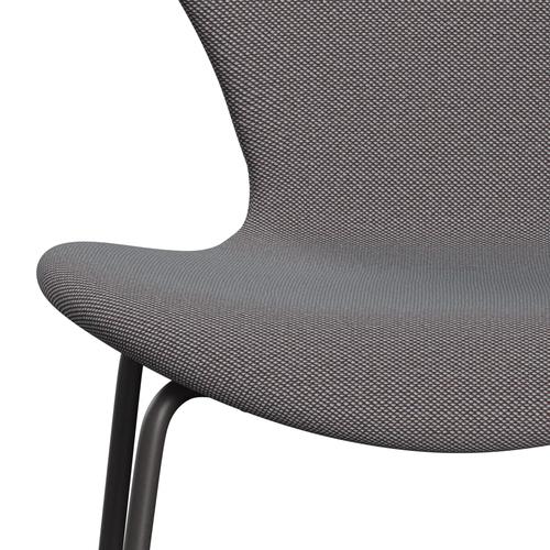 [product_category]-Fritz Hansen 3107 Chair Full Upholstery, Warm Graphite/Steelcut Trio Soft Blue/Brown/Black-Fritz Hansen-3107FU-STR336-WARGRA-FRI-6