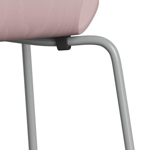 [product_category]-Fritz Hansen 3107 Chair Unupholstered, Nine Grey/Dyed Ash Pale Rose-Fritz Hansen-3107-CA615-DRNIGR-FRI-7