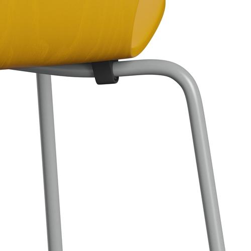 [product_category]-Fritz Hansen 3107 Chair Unupholstered, Nine Grey/Dyed Ash True Yellow-Fritz Hansen-3107-CA465-DRNIGR-FRI-7