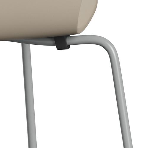 [product_category]-Fritz Hansen 3107 Chair Unupholstered, Nine Grey/Lacquered Light Beige-Fritz Hansen-3107-LA130-DRNIGR-FRI-7