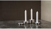 Fritz Hansen Candle Holder, stal nierdzewna, srebrna