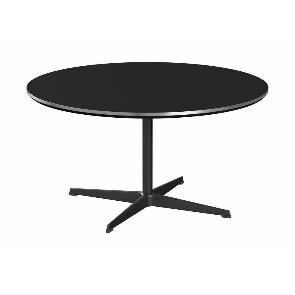 [product_category]-Fritz Hansen Circular Coffee Table ø90, Black/Black-Fritz Hansen-A223-black-FRI-1