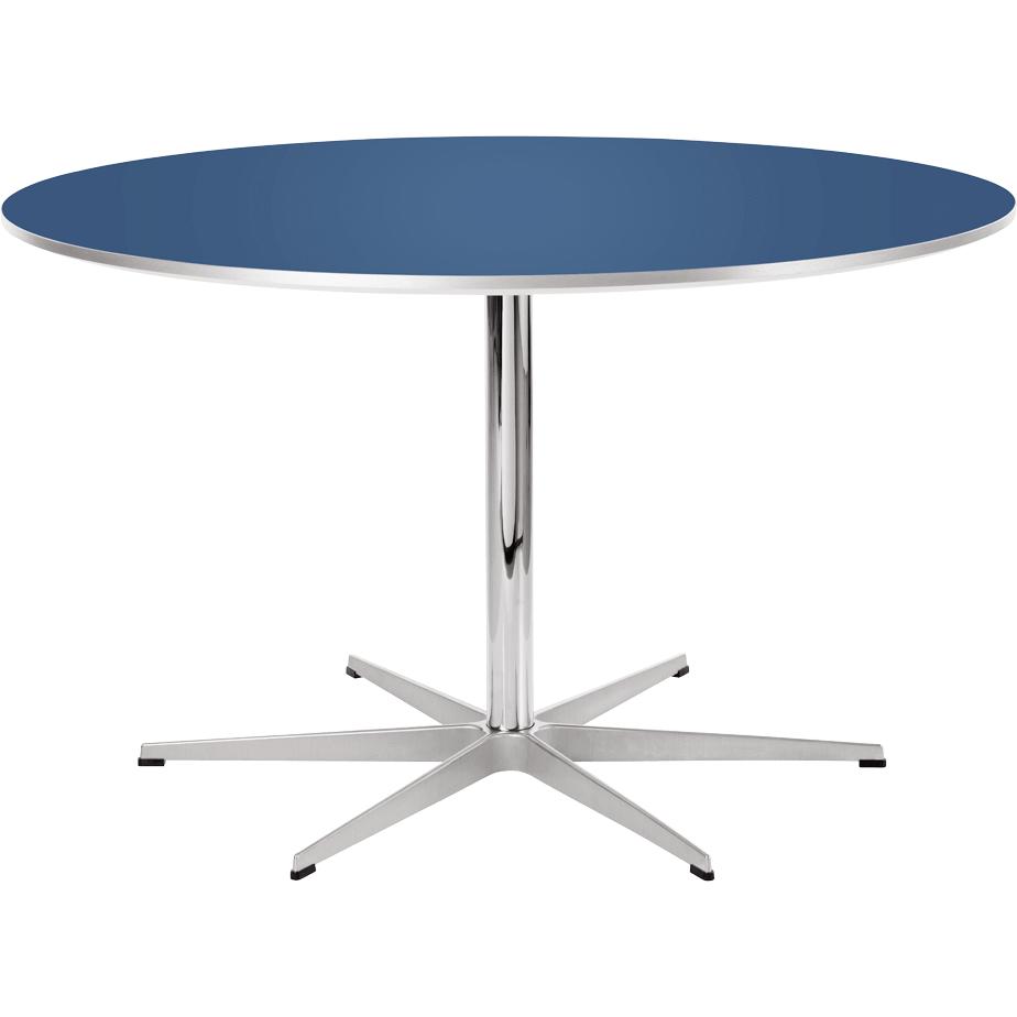 [product_category]-Fritz Hansen Circular Table ø145 Cm, Blue Delft Laminate-Fritz Hansen-A826-blue delft-FRI-1