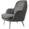 Fritz Hansen Fri Lounge krzesło aluminium, Sunniva Beige