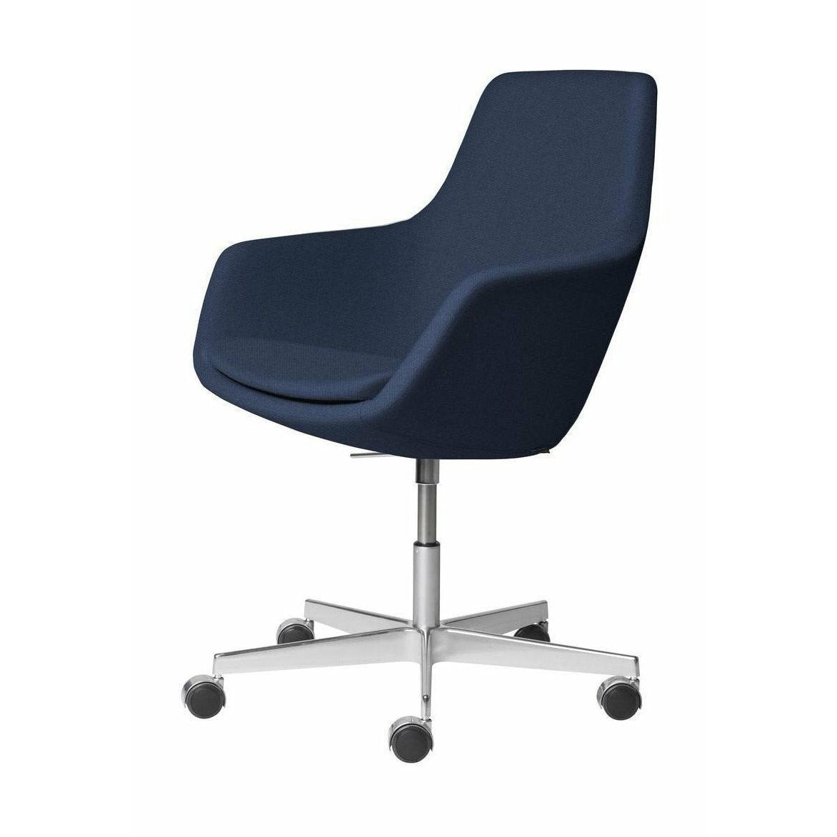 Fritz Hansen Little Giraffe Swivel Chair Fabric Christianshavn, Blue Uni