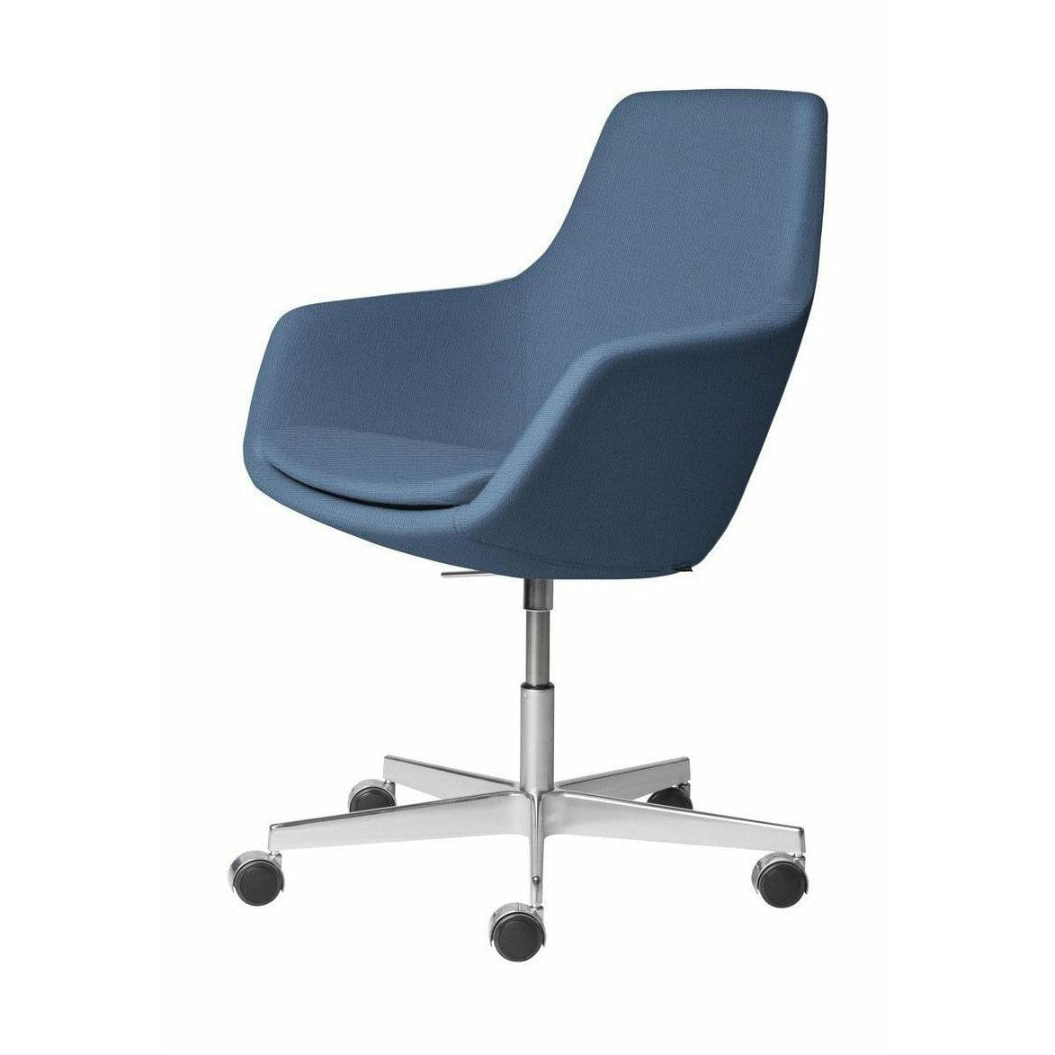 Fritz Hansen Little Giraffe Swivel Chair Fabric Christianshavn, Light Blue Uni