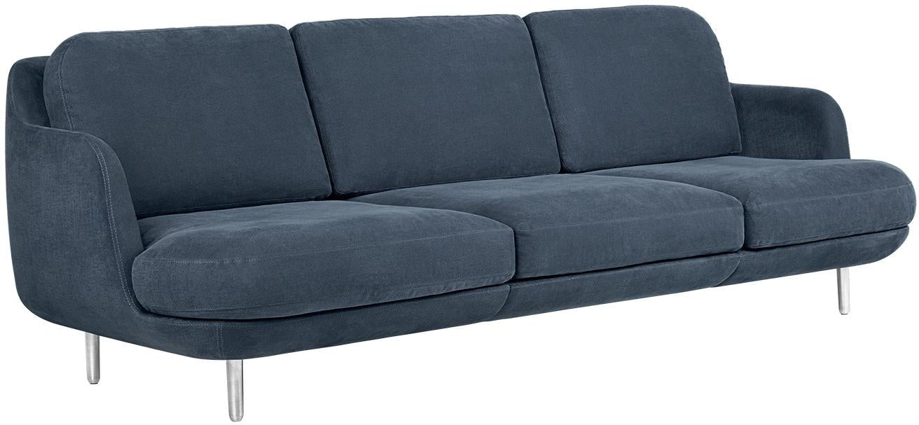 Fritz Hansen Lune Sofa Fabric 3 osoby, jagoda Linara