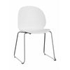 Fritz Hansen N02 Recycle krzesło z spawanym urządzeniem łączącym, Off White/Chrome