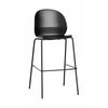 Fritz Hansen N02 Recycle High Bar Stool, Black/Black