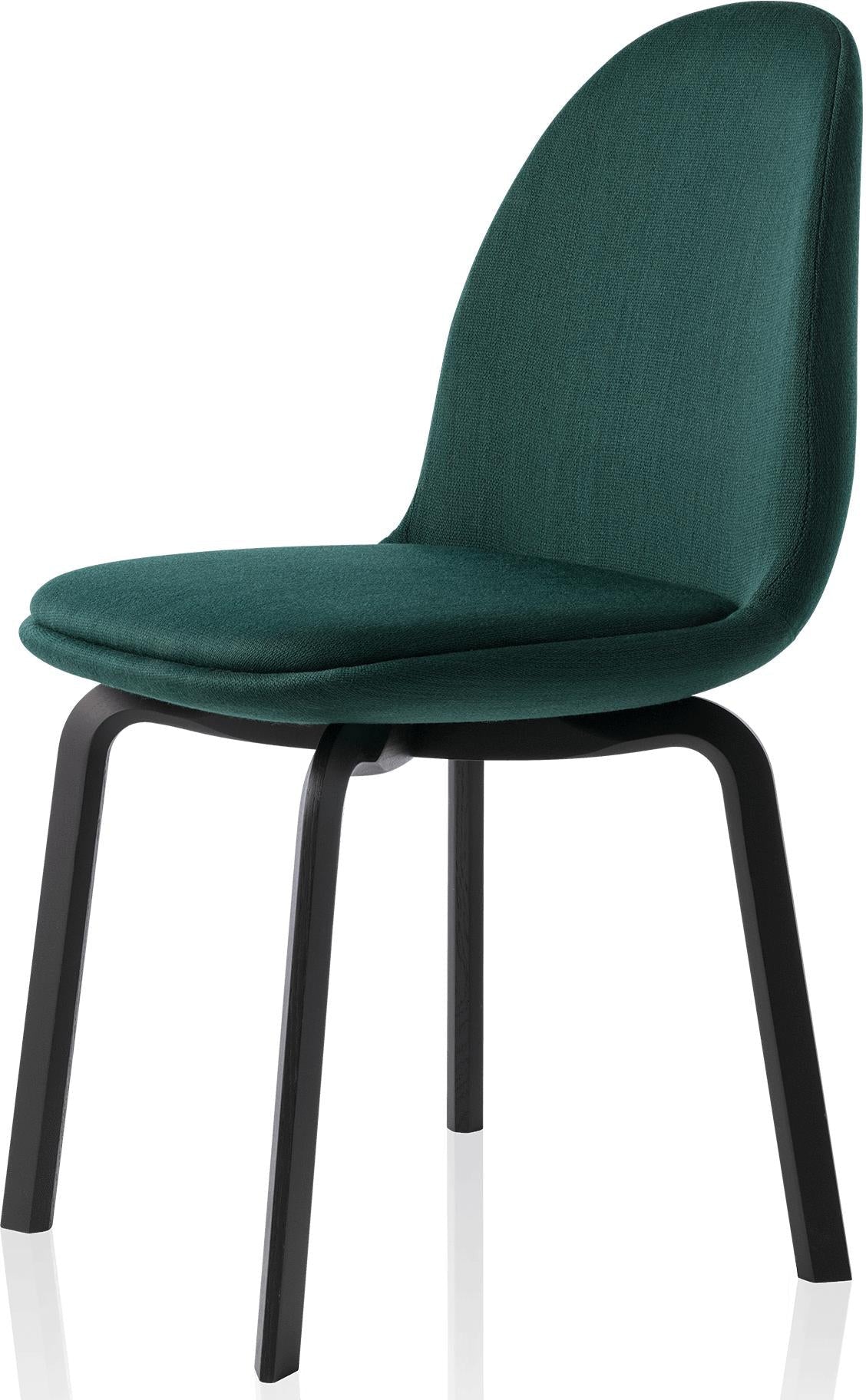 Fritz Hansen Sammen krzesło czarne, Balder Dark Green