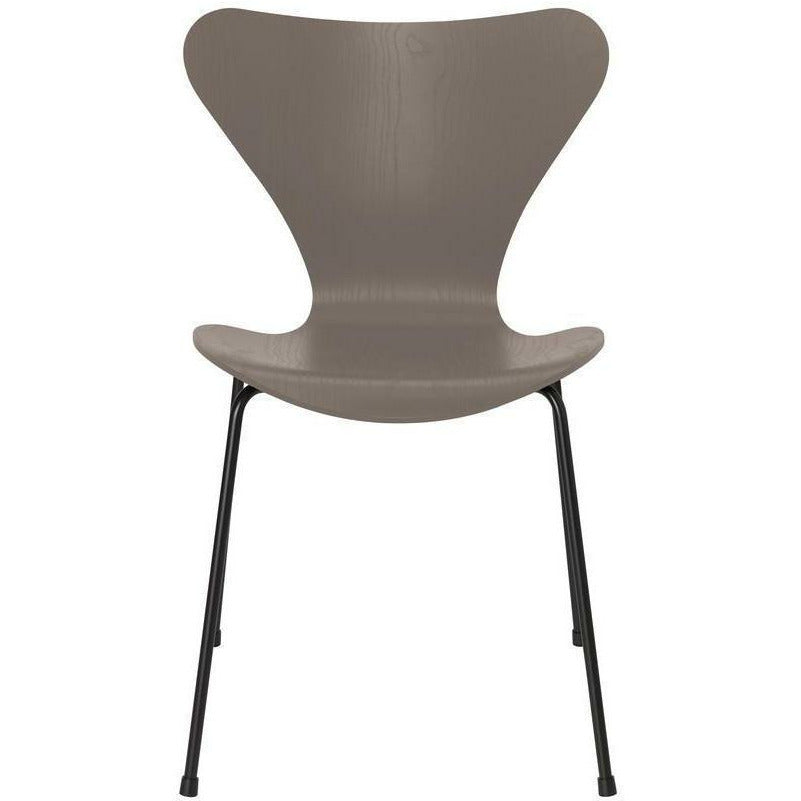 Fritz Hansen Series 7 Chair Colored Ash Deep Clay Bowl, Black Base