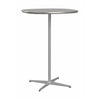 Fritz Hansen Super Circular Base Table Ø75, Efeso Grey/Srebrne szary