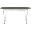 FRITZ HANSEN SUPER ELLIPSE STALE STALE Chrome 100 x170/270 cm, szary laminat efeso