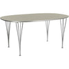 Fritz Hansen Super Elips Tabela 100 x170 cm, laminat szarego efeso