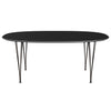 Fritz Hansen Superellipse Dining Table Brown Bronze/Black Fenix Laminates, 180x120 Cm