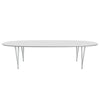 FRITZ HANSEN SUPERILIPSE TABLE NINE GARE/White Fenix ​​Laminatów, 300 x 130 cm