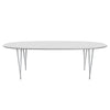 FRITZ HANSEN SUPERILIPSE TABLE STILE SIRVEGREY/White Fenix ​​Laminates, 240x120 cm