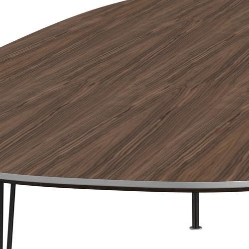 [product_category]-Fritz Hansen Superellipse Dining Table Warm Graphite/Walnut Veneer, 300x130 Cm-Fritz Hansen-B617-WAL001-SPAL-WARGRA-FRI-4