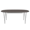 Fritz Hansen SuperErellipse Chrome/Grey Fenix ​​Laminatów, 300x120 cm