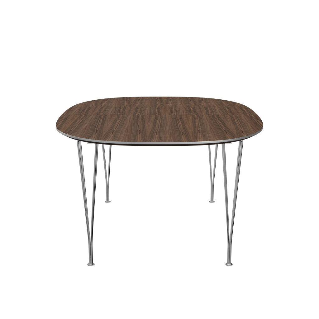 [product_category]-Fritz Hansen Superellipse Extendable Table Chrome/Walnut Veneer, 300x120 Cm-Fritz Hansen-B619-WAL001-SPAL-CST-FRI-3